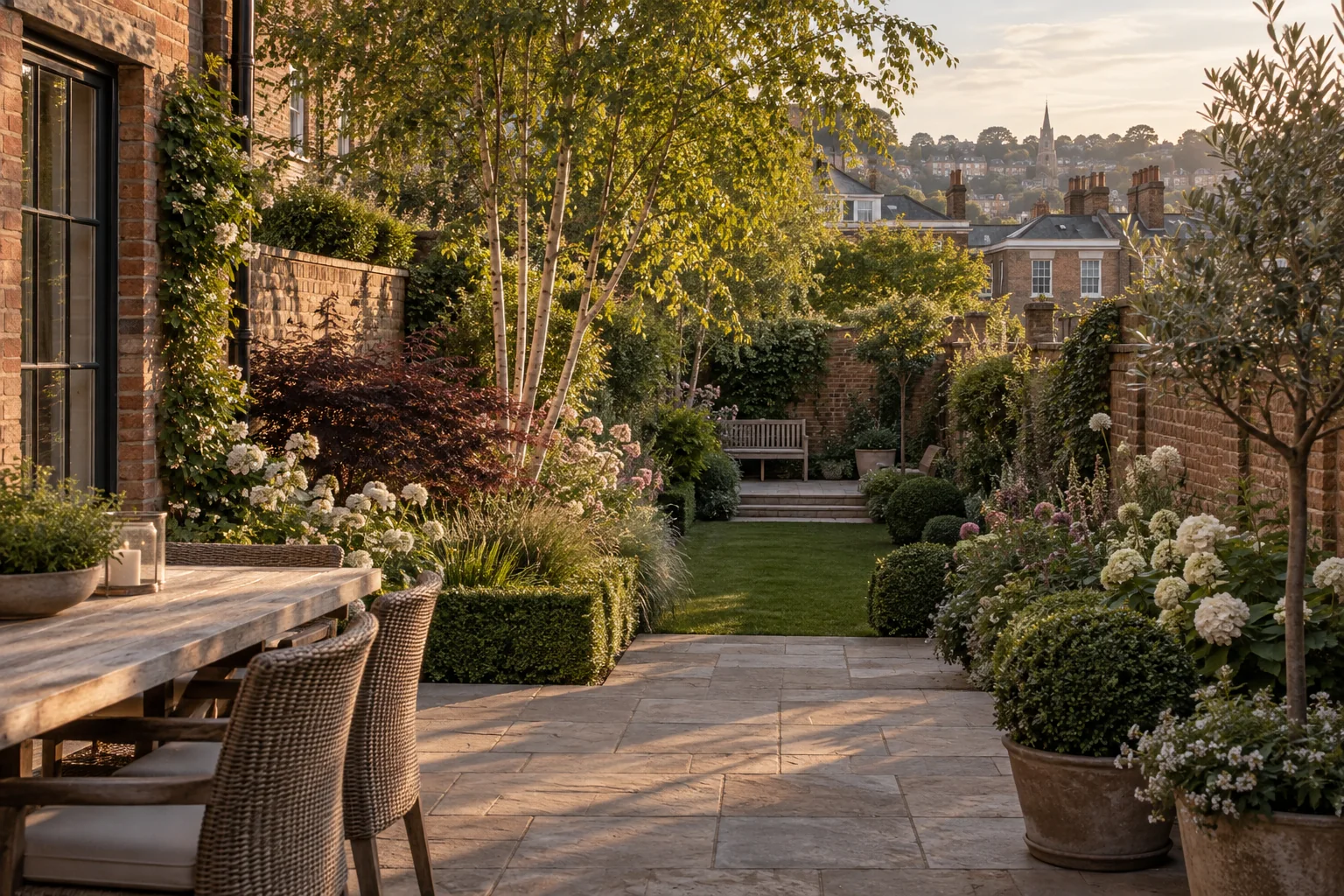 garden design work at a Bristol garden