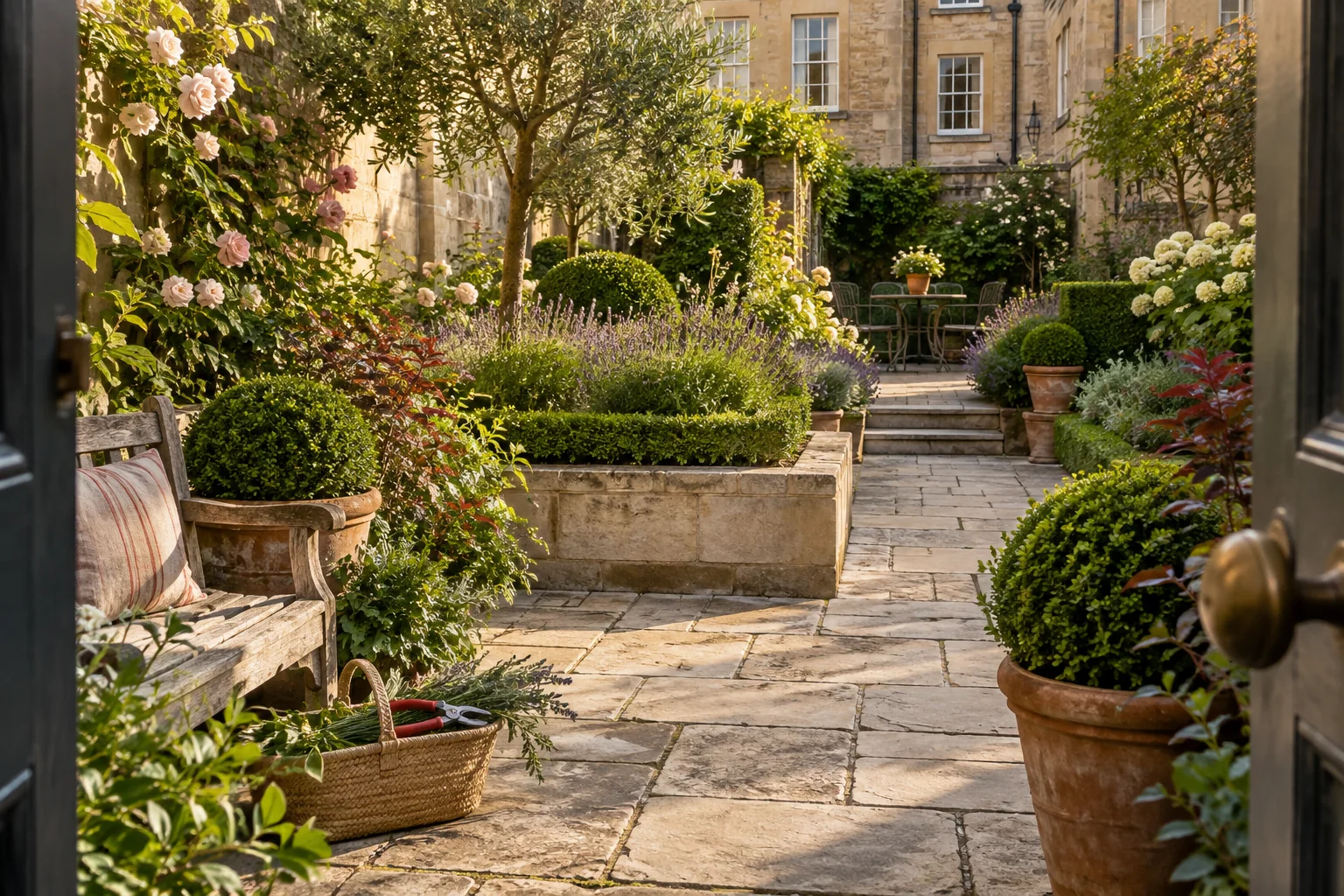 Finished garden maintenance result in Bristol